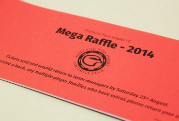 Football Club Raffle Ticket Printing | Budget Raffle Tickets